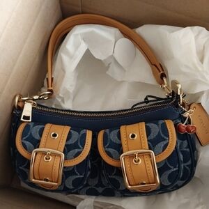 New Denim Coach Ashton Bag